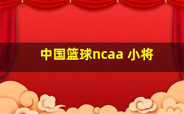 中国篮球ncaa 小将